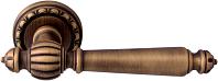 Дверная ручка Melodia мод. Mirella 235D на розетке 50D (матовая бронза)